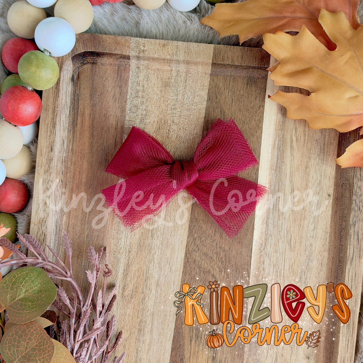 Fall Emery Tulle Bows