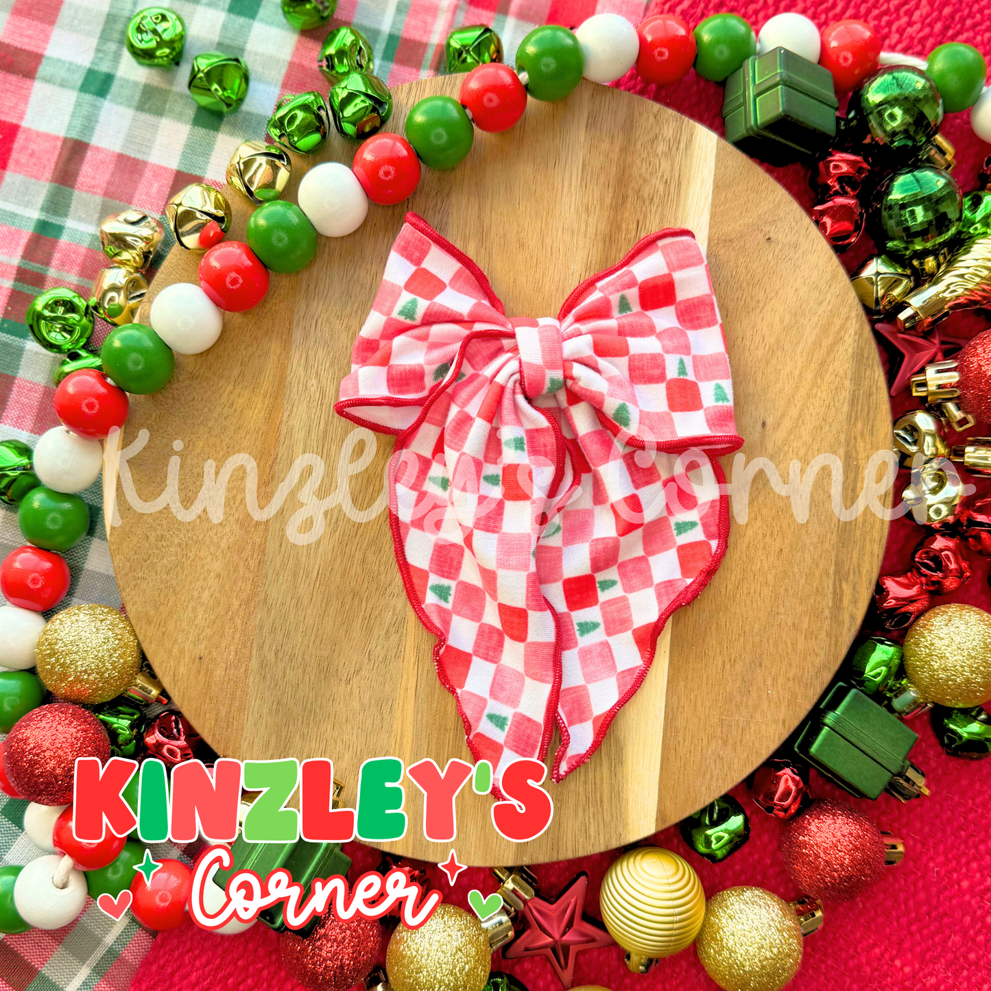 Christmas Tree Checks Hallie