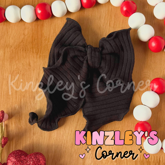 Black Rib Solid Collection