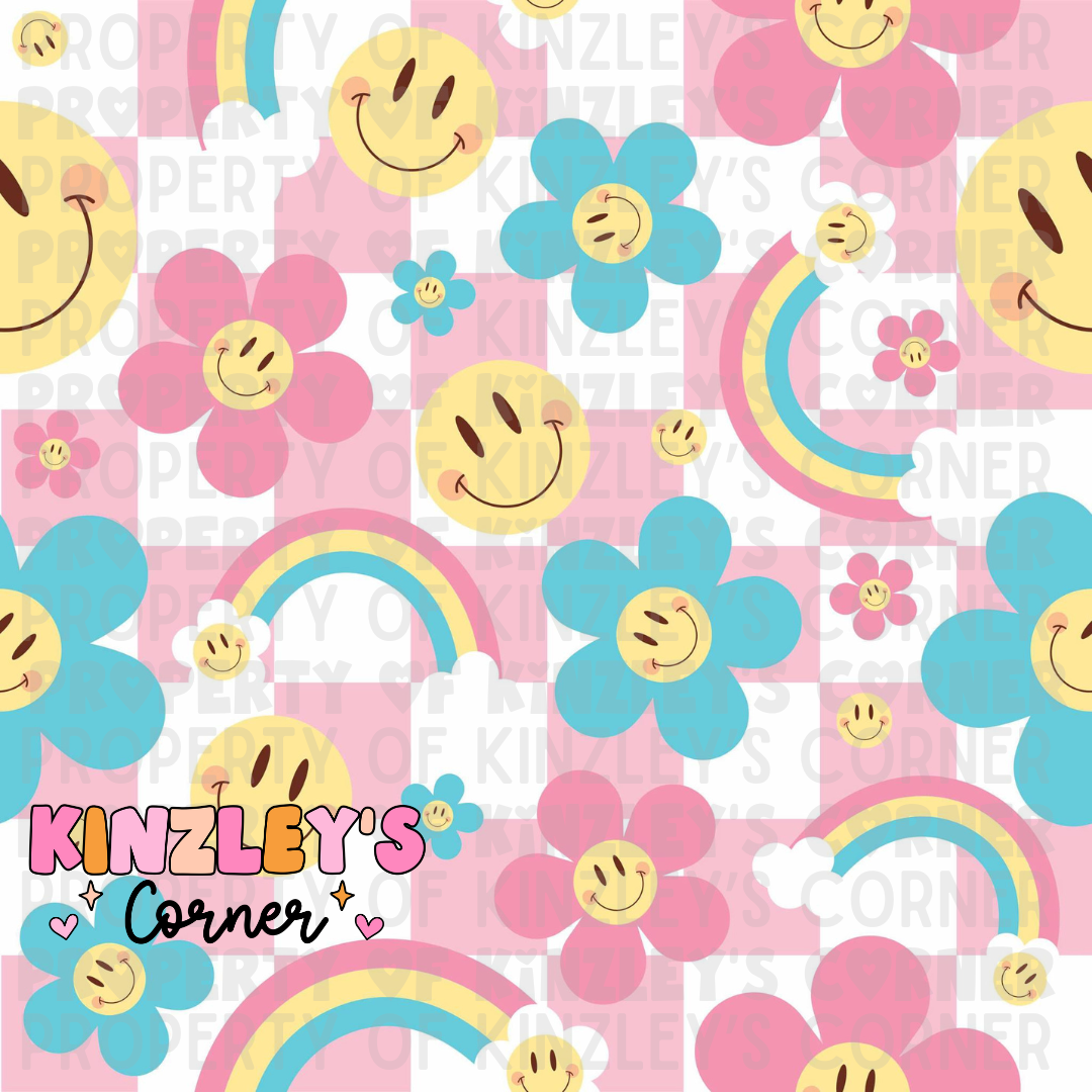 Rainbow Daisy Smiles