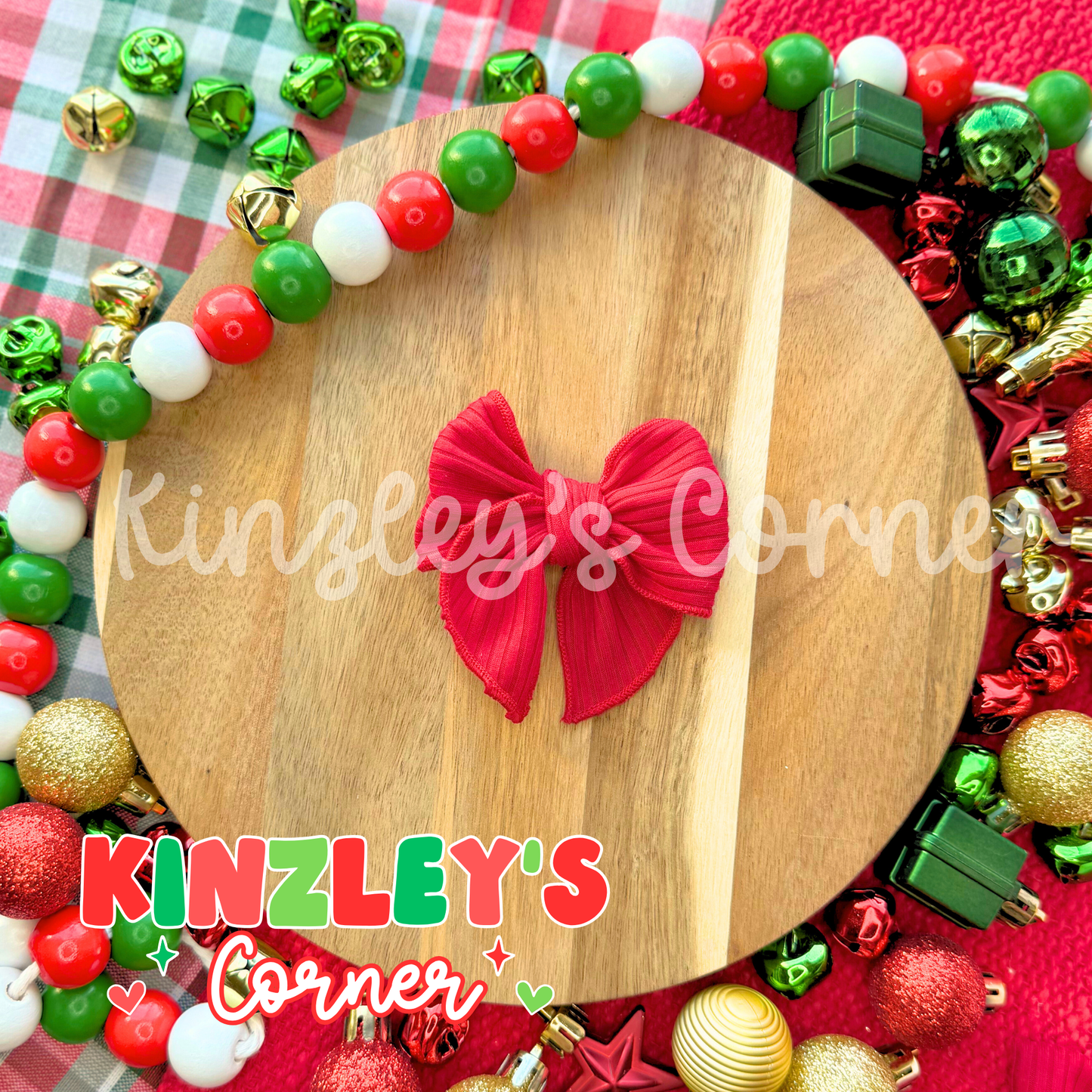 Deep Red Skinny Rib Knit Collection