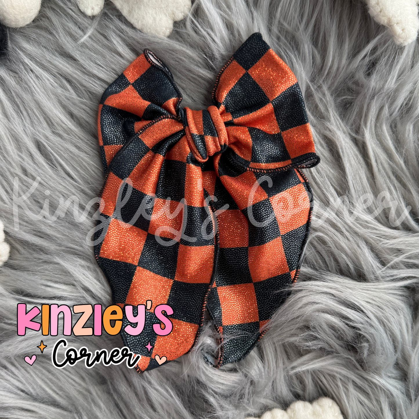 Orange & Black Holo Hallie