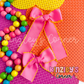 Bright Two Tone Emery Bows