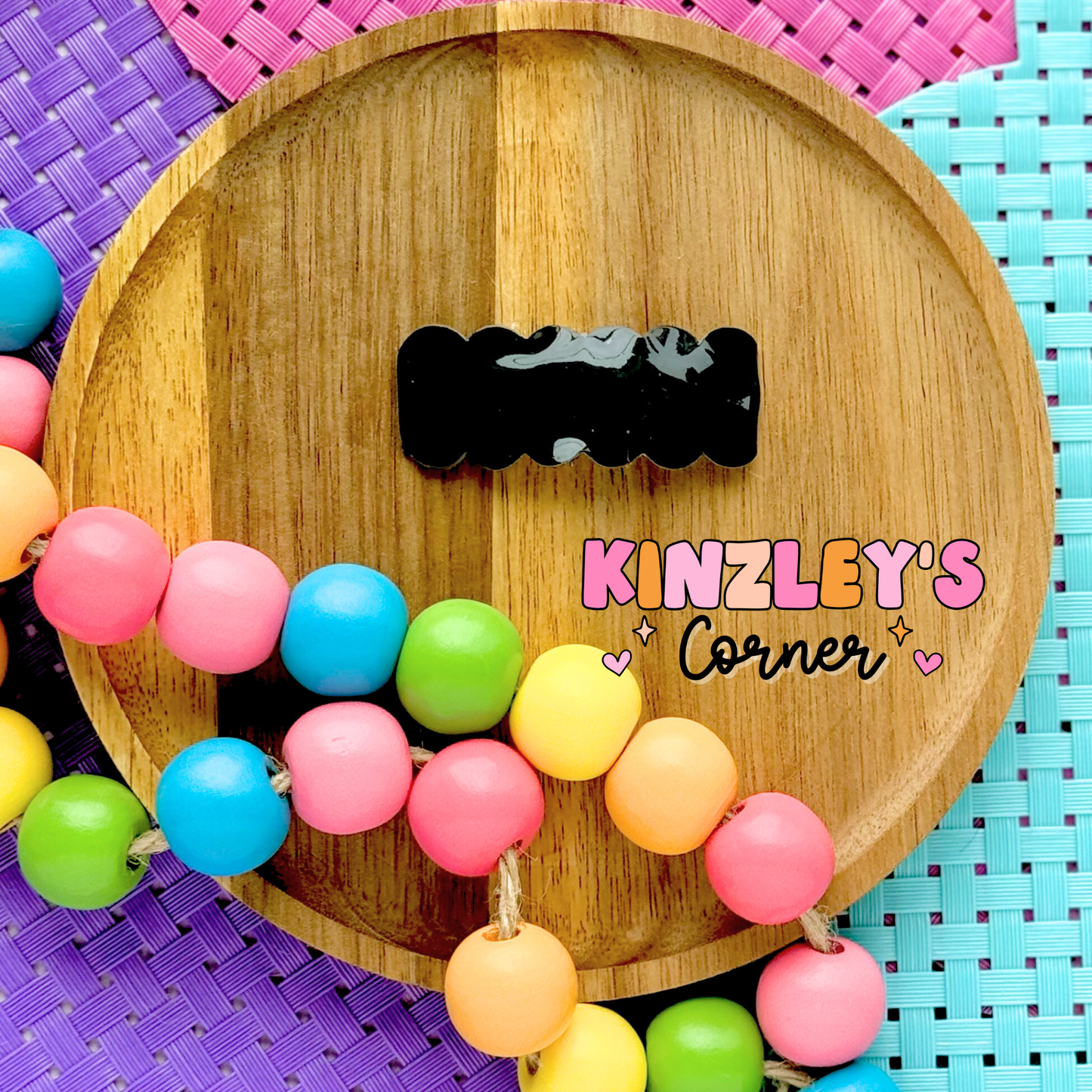 Iridescent Solid Snap Clips