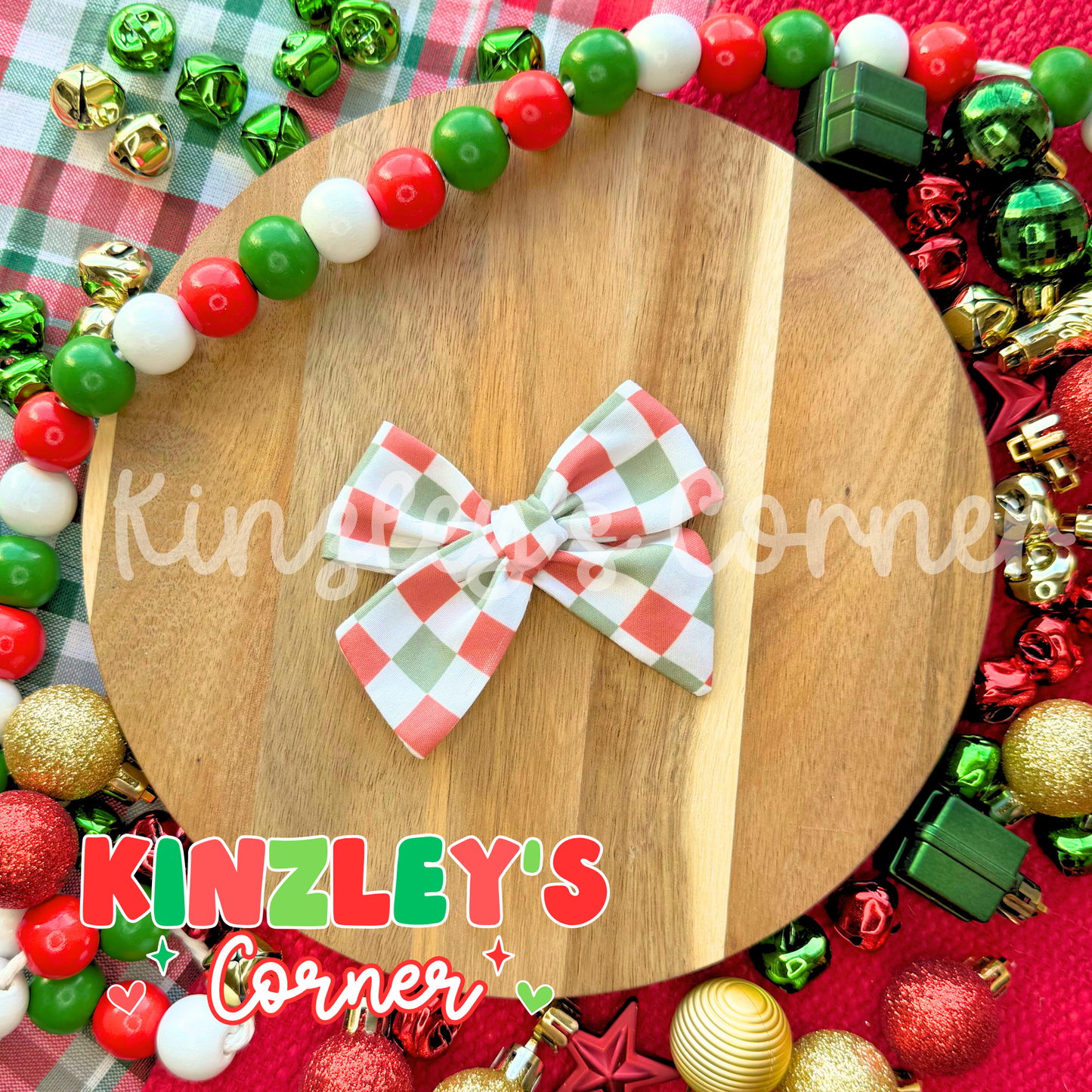 Muted Christmas Checks Collection