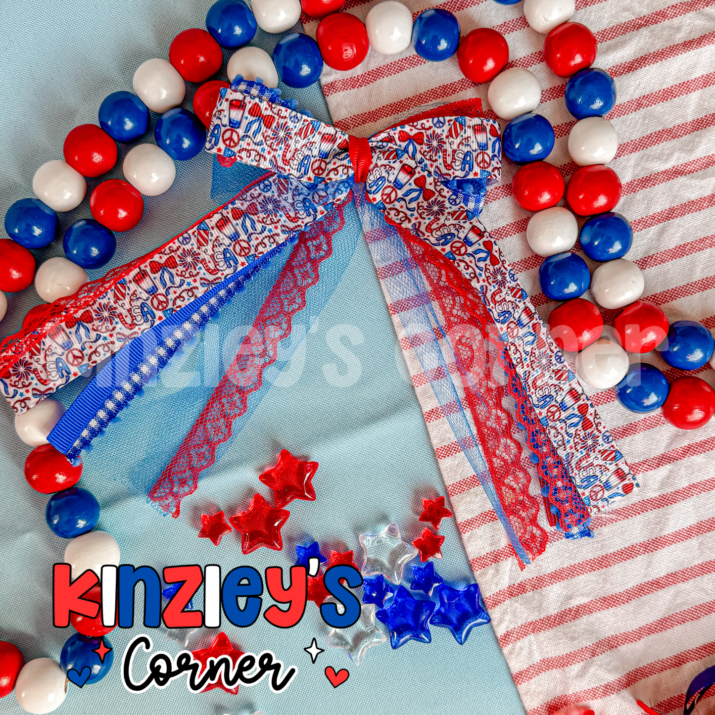 USA Lexie Ribbon Bows