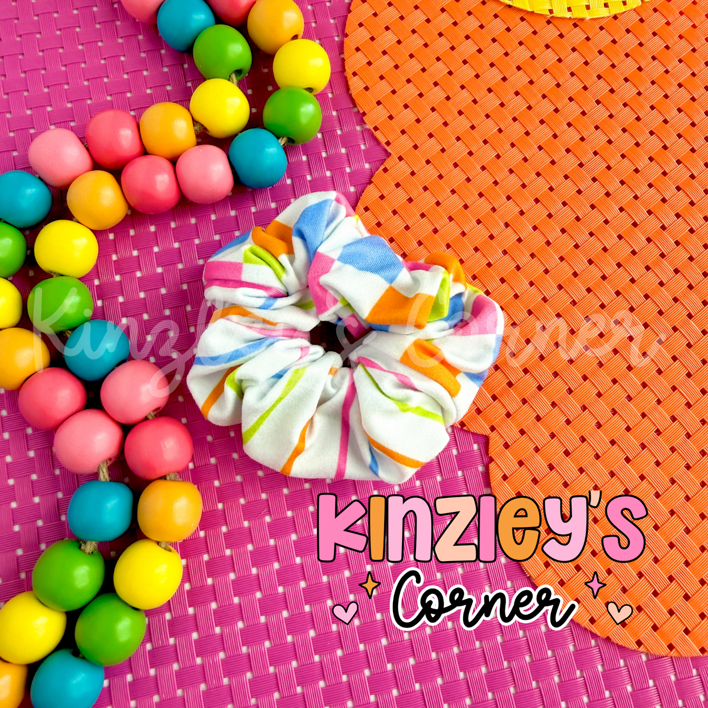 Bright Neon Scrunchies