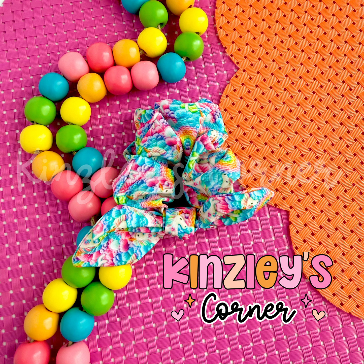 Bright Neon Scrunchies