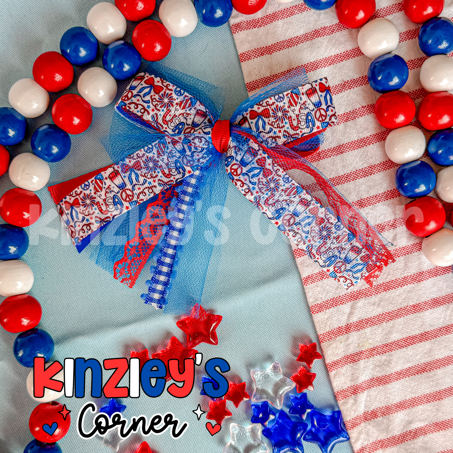USA Lexie Ribbon Bows