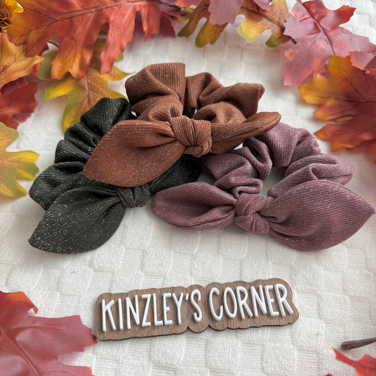 Fall Twinkle Scrunchies