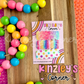 Neon Patterned Glitter Snap Clips
