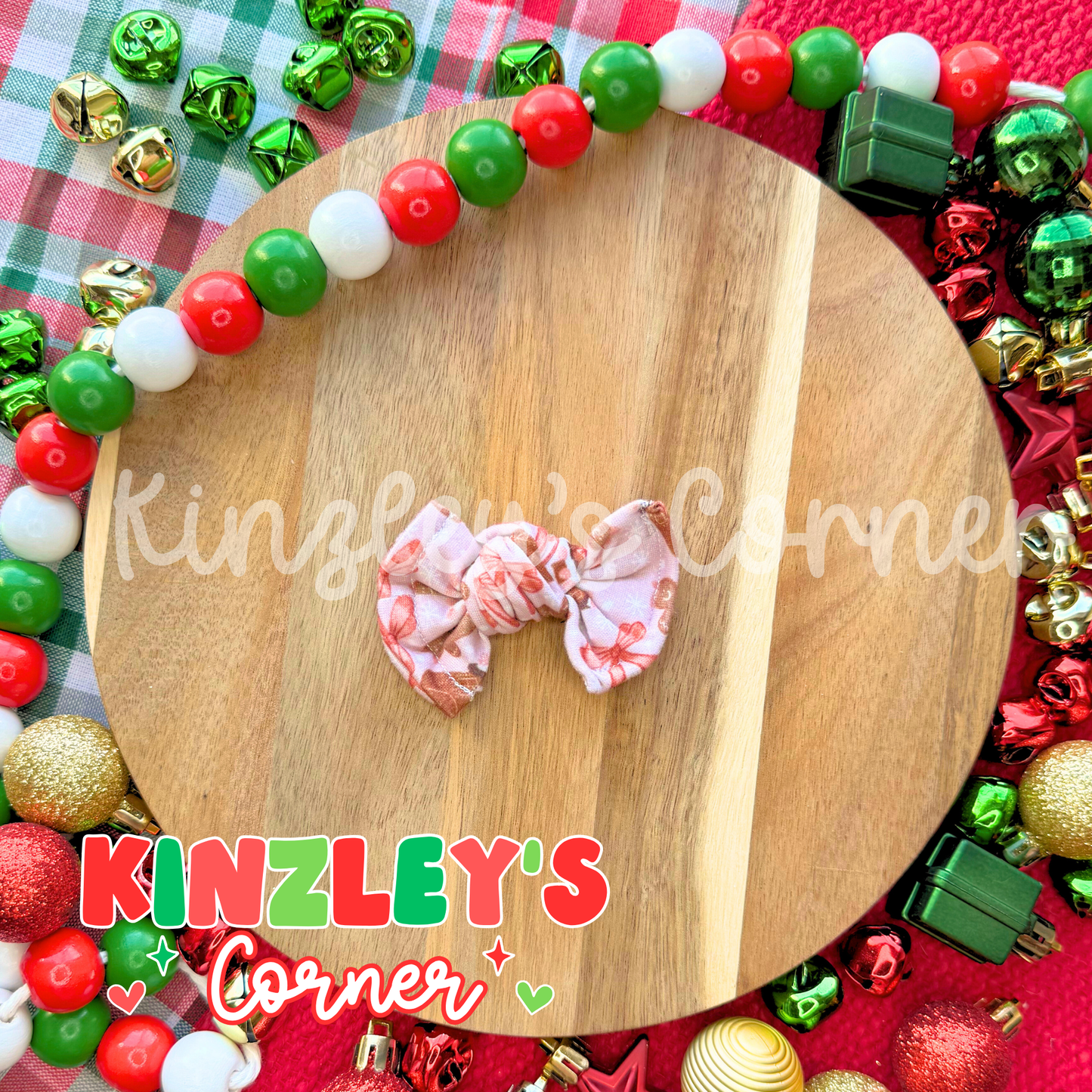 Girly Gingerbread Bree Bow