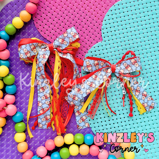 Hunny Bear Lexie Ribbon Bow