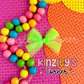 Mini Neon Tulle Bows
