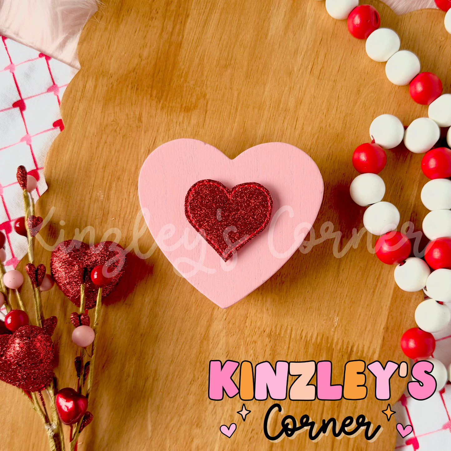 Valentines Day Heart Felties