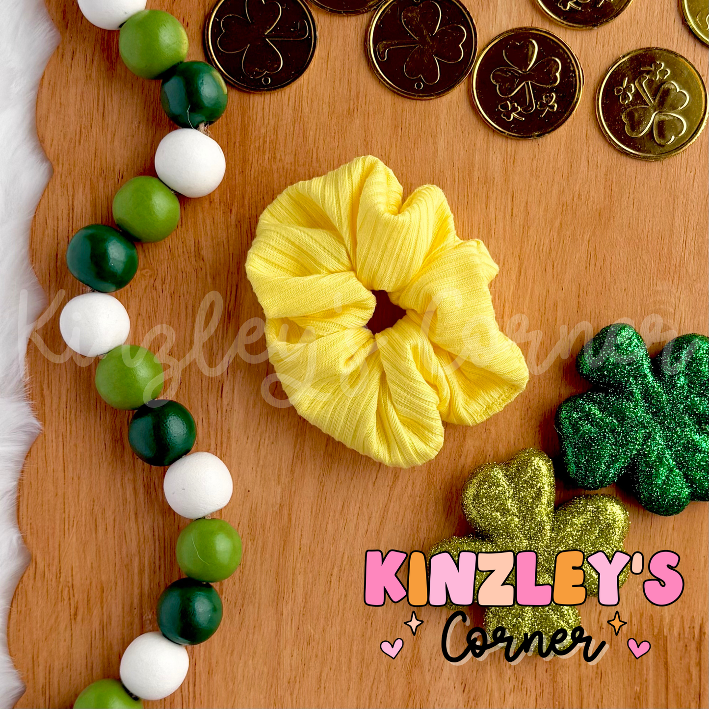 Rainbow Rib Knit Scrunchies