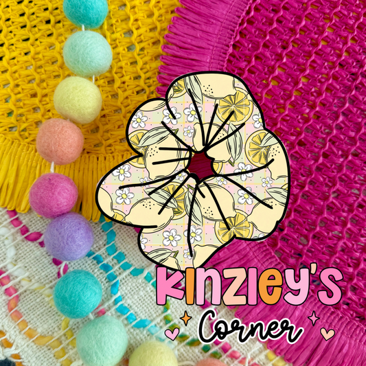 Lemon Squeeze Scrunchie