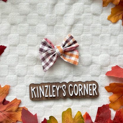 Fall Gingham Kinzley