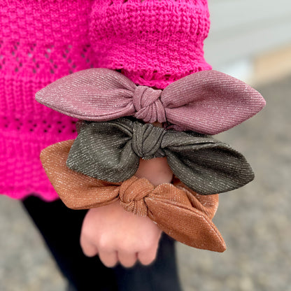 Fall Twinkle Scrunchies