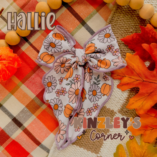 Pastel Pumpkin Floral Hallie