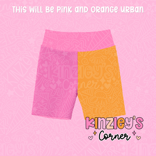 KC Colorblock Bike Shorts