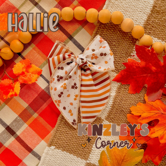 Floral & Stripe Fall Two Tone Hallie