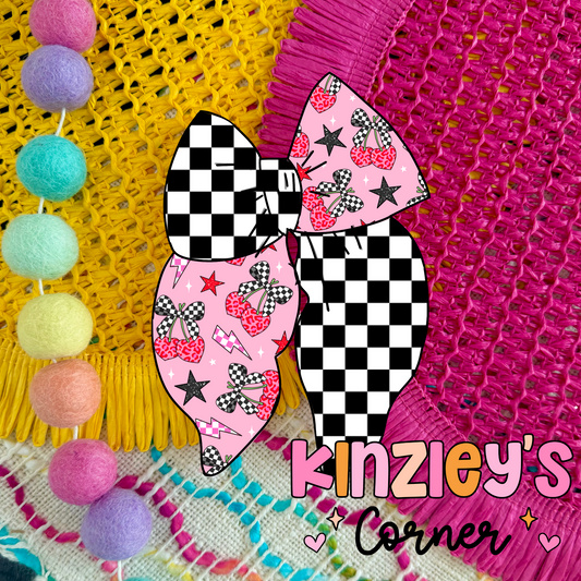 Cherries + B&W 2 tone Hallie