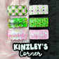 Pink & Green Large Snap Clips