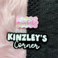 Pink & Green Large Snap Clips