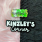 Pink & Green Large Snap Clips