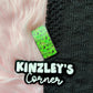 Pink & Green Large Snap Clips