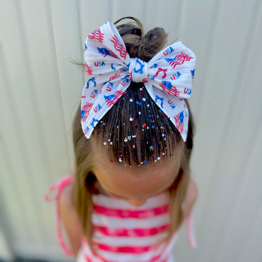 USA Bows Ribbed Hallie