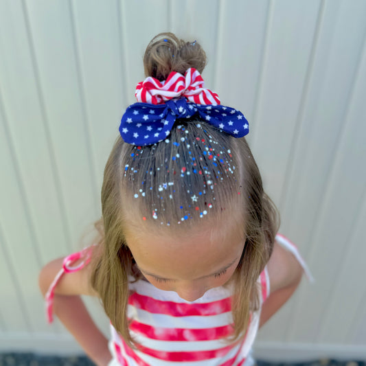 Stars & Stripes Scrunchies