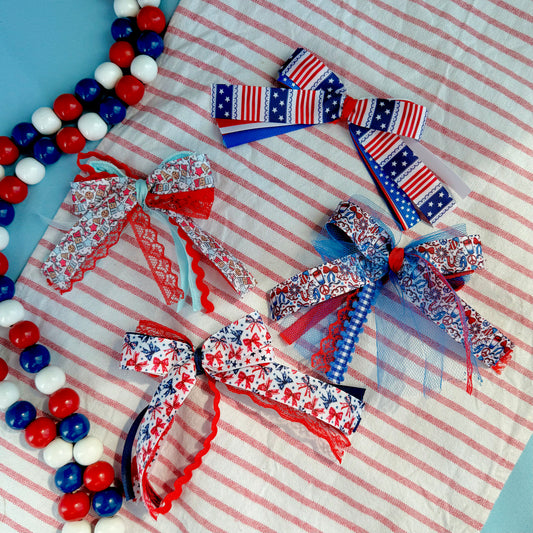 USA Lexie Ribbon Bows