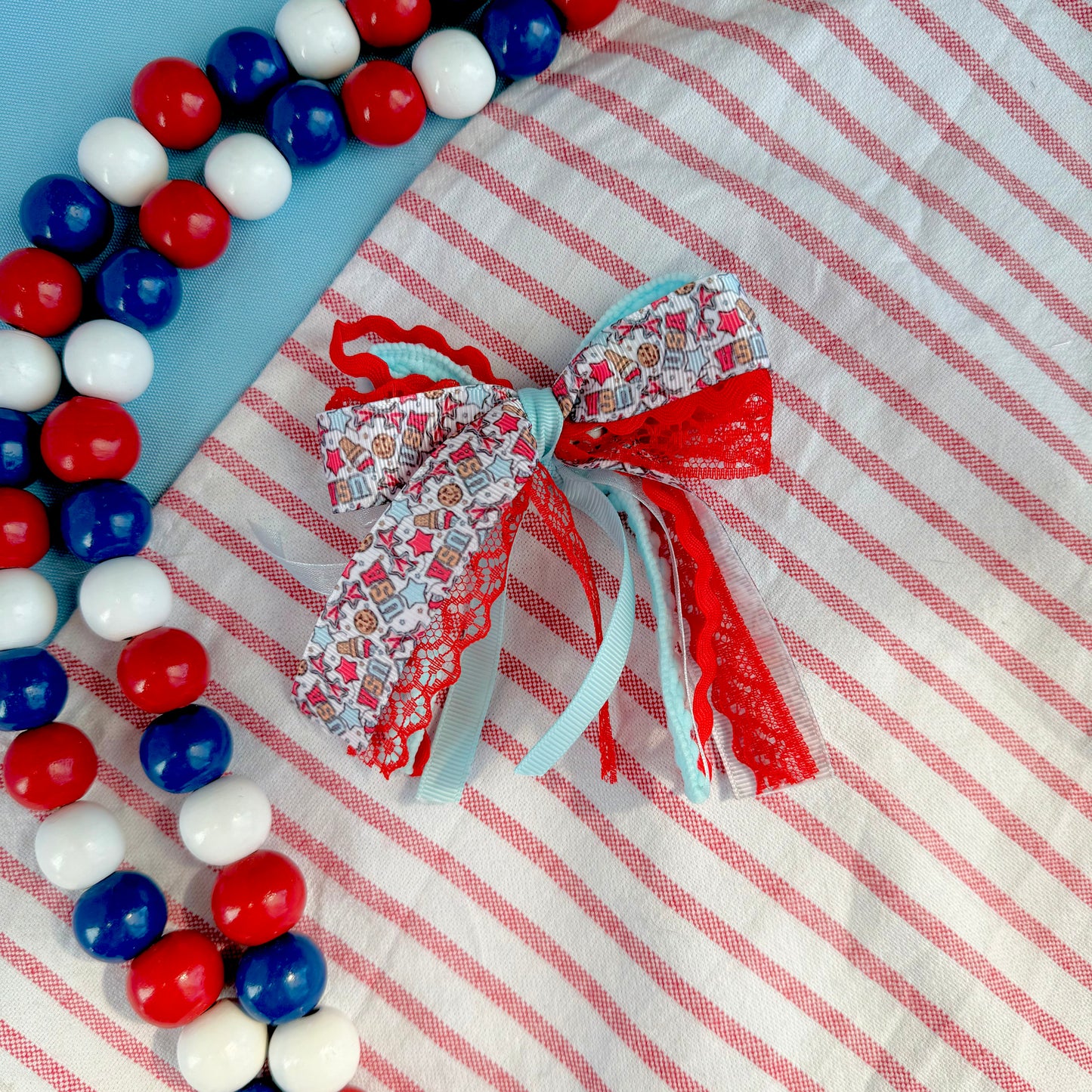USA Lexie Ribbon Bows