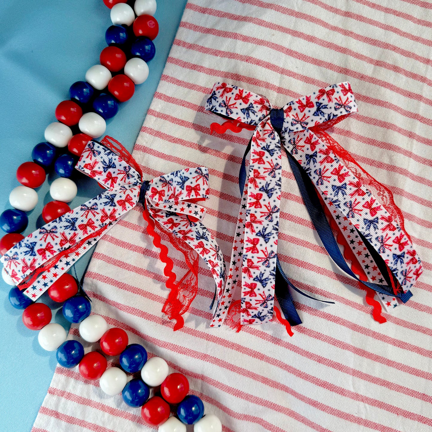 USA Lexie Ribbon Bows