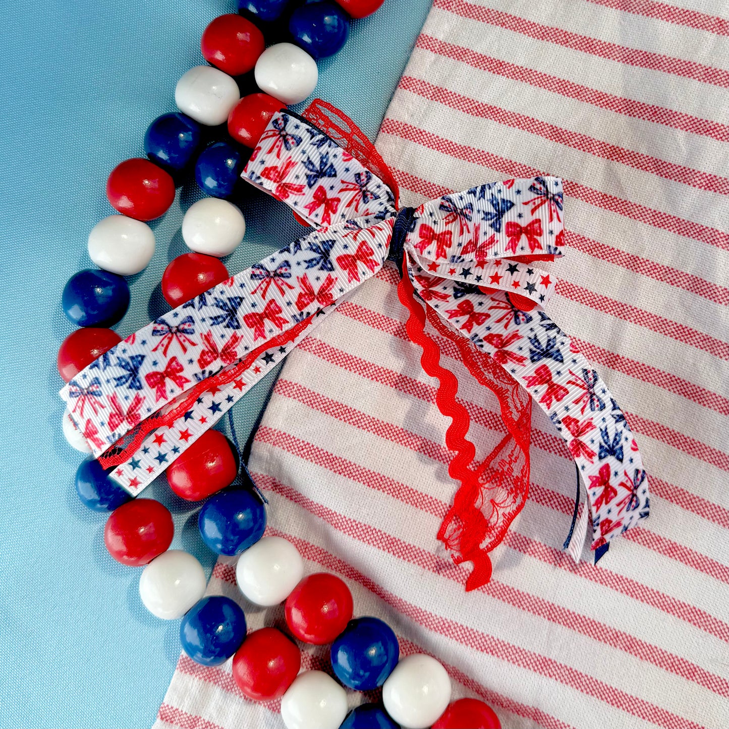 USA Lexie Ribbon Bows