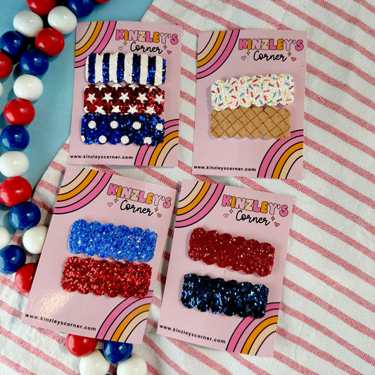 Patriotic Snap Clip Sets