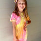 Pink & Yellow Tie Fabric (Multiple Style Options)