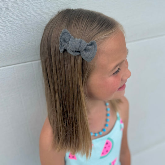 Gray Bree Bow