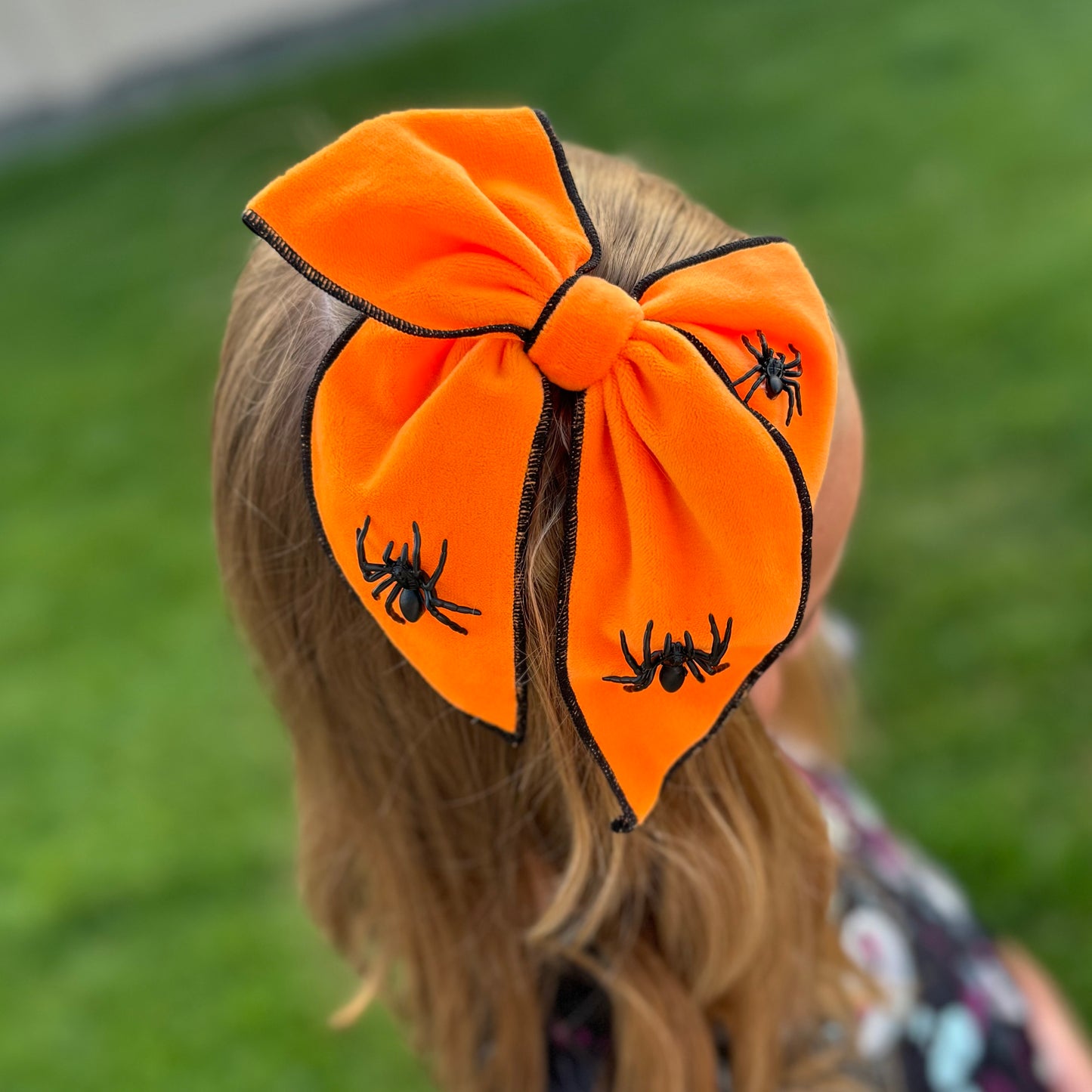 Orange Spider Velvet Hallie