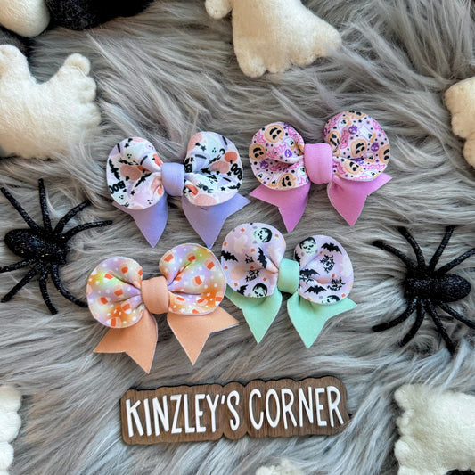 Pastel Spooks Mini Lexie Bows