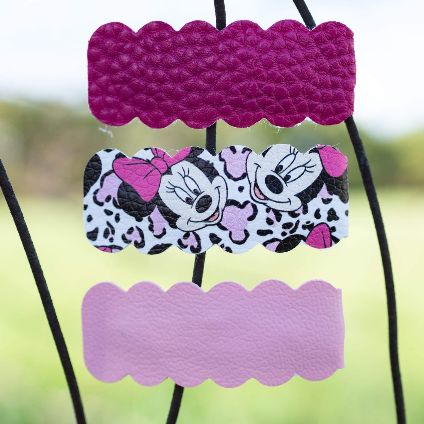 Girly Mouse Snap Clip Set