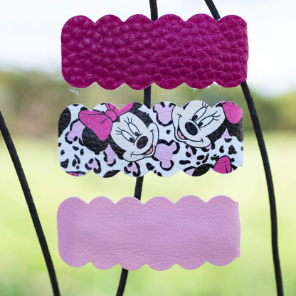 Girly Mouse Snap Clip Set