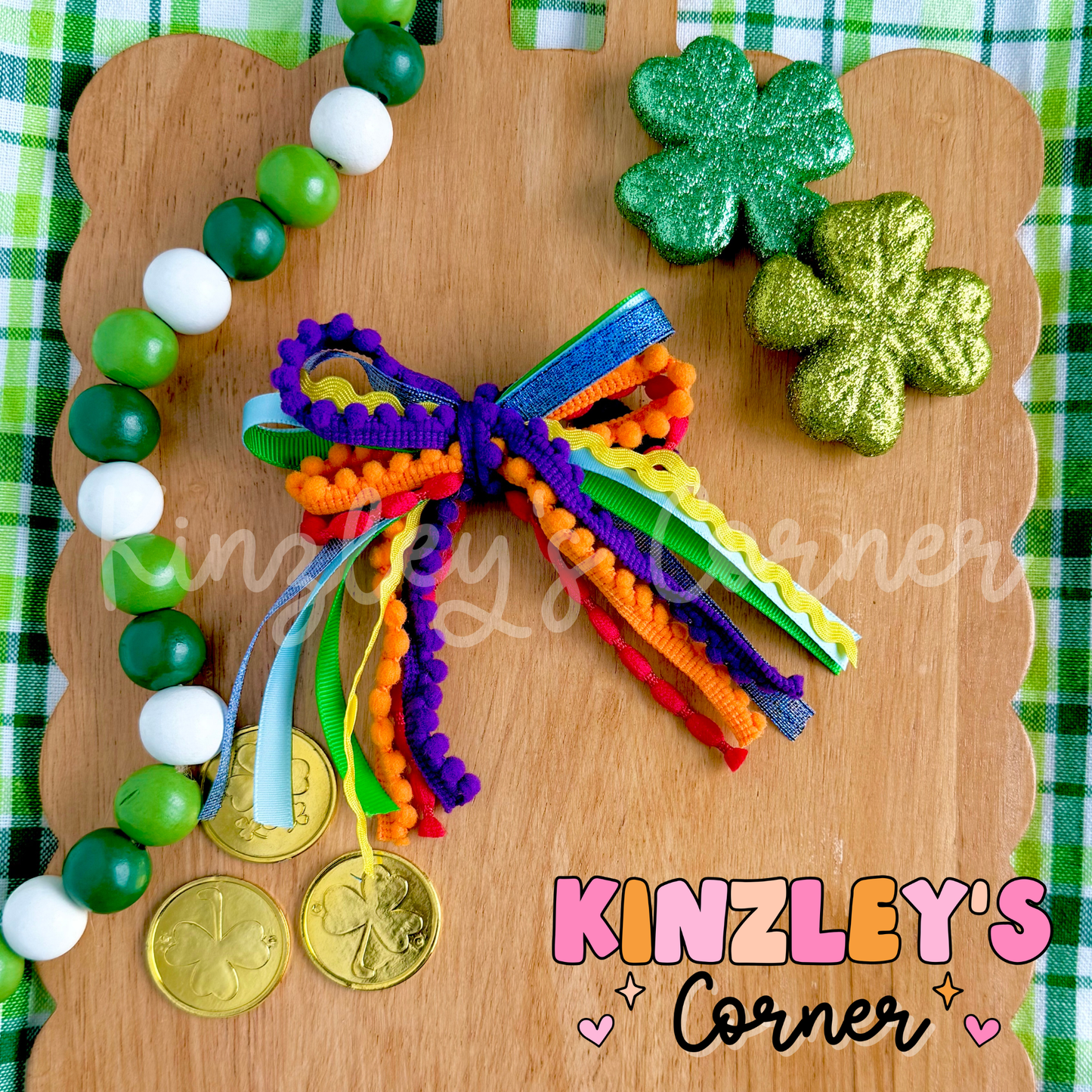 Colors of the Rainbow Lexie Ribbon Bow