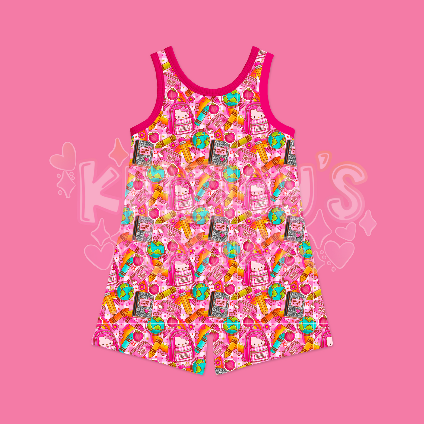 Back to School Sunny Romper