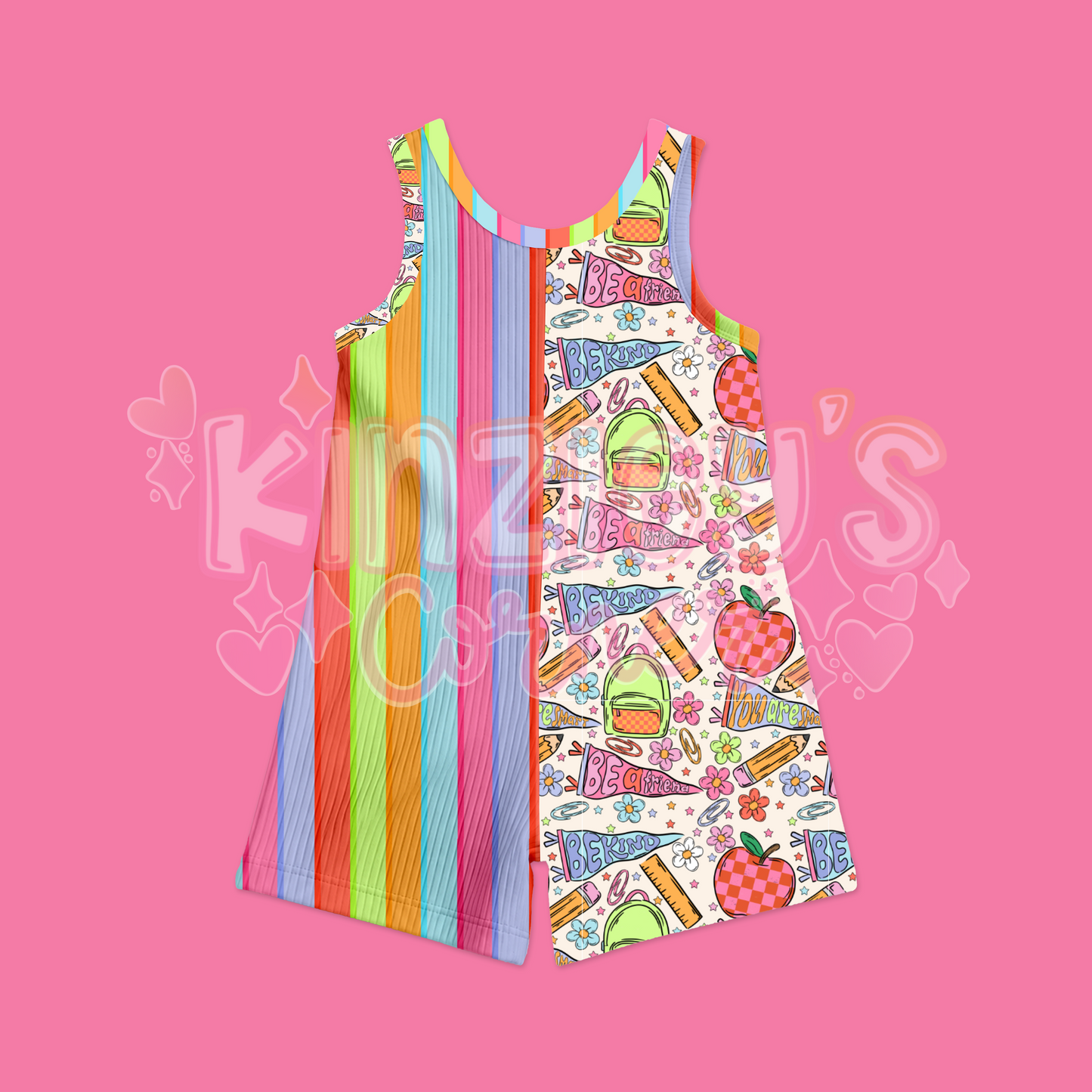 Back to School Sunny Romper