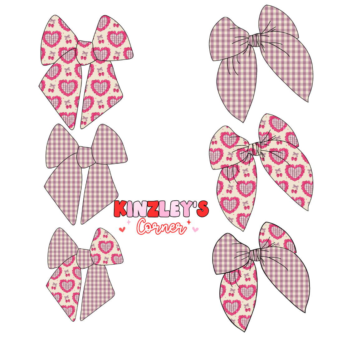 Berrry Love Purple Gingham Collection