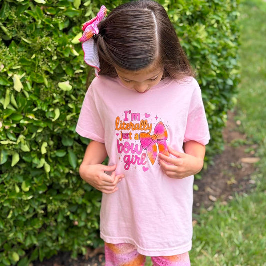 I’m literally just a bow GIRL KC t-shirt